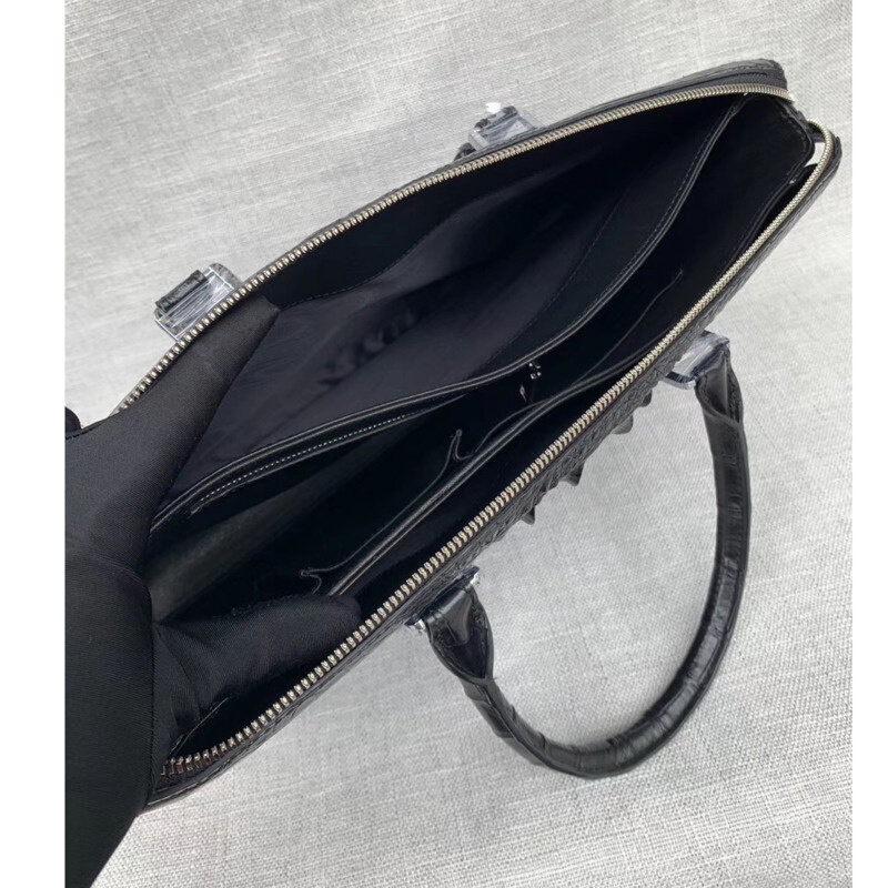 High Quality New Men's Leisure Business Briefcase Genuine Leather Single Shoulder Handbag Crossbody Luxury Laptop Messenger Bags
