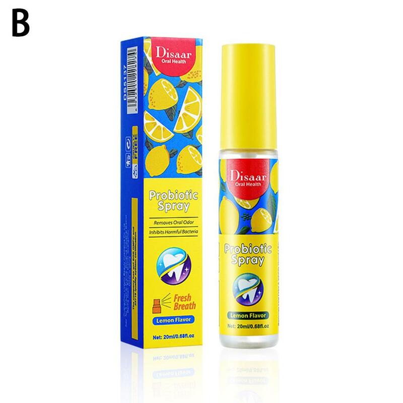 3PCS Portable Breath Freshener Spray Lasting Remove Smoke Smell Bad Breath Oral Odor Fresh Breath Female Male Kissing Cleaning
