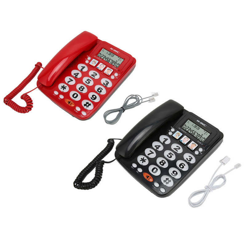 Biurko stacjonarny Caller ID telefon przewodowy do biura dla domu