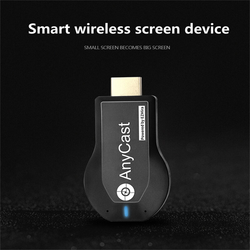 Anycast-receptor de TV M2 Plus, Dongle con pantalla WIFI, HDMI, compatible con IOS, Android, Miracast, Airplay, 1080P