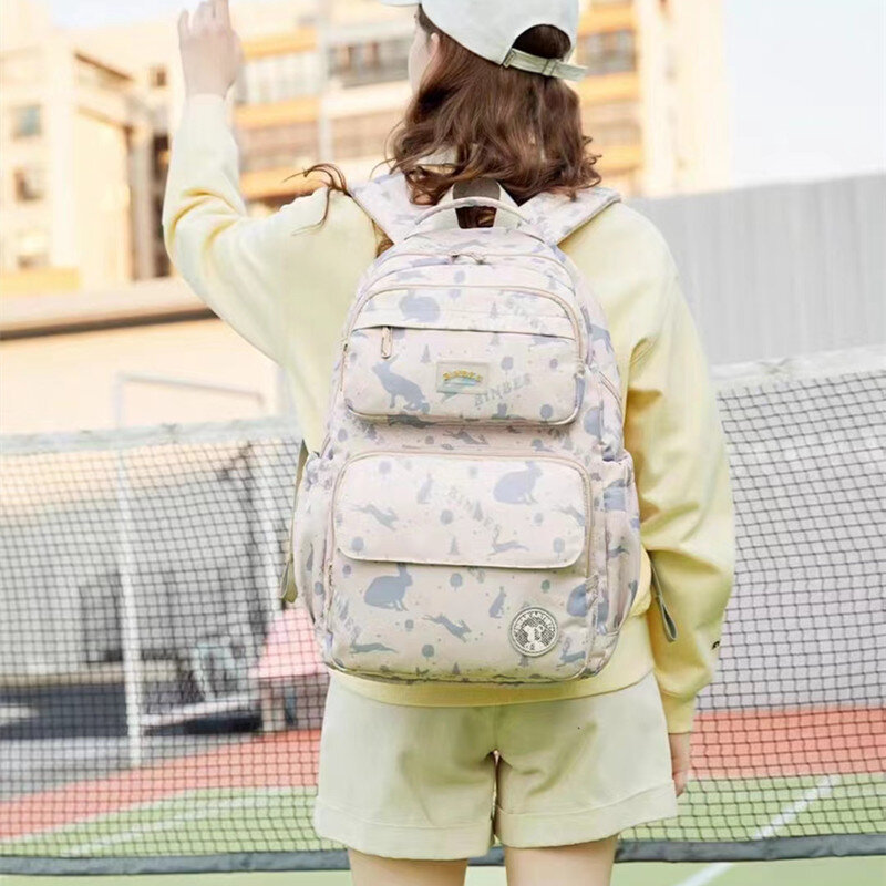Школьный рюкзак для девочек и мальчиков, ортопедический вместительный Водонепроницаемый ранец на плечо для начальной и средней школы