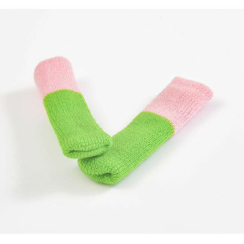 4 шт., Нескользящие вязаные носки для защиты стола и кресла