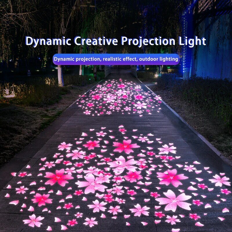 Custom Outdoor Creatieve Speciale Effect Patroon Licht Led Dynamische Projectie Lamp