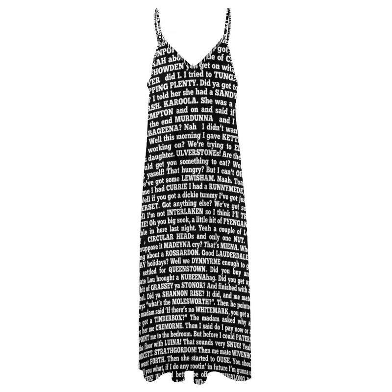 Tasmaniana 민소매 원피스, 긴 소매 원피스 여름 드레스