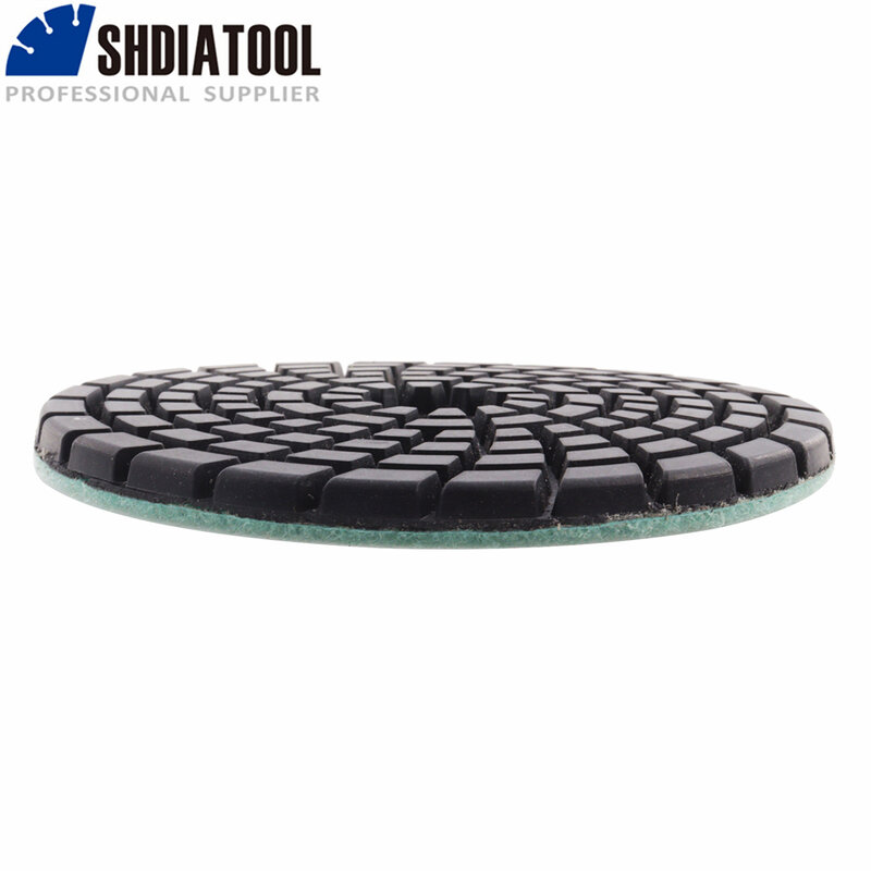 SHDIATOOL-almohadillas de pulido de hormigón, discos de lijado para renovación de suelo de hormigón, 4 pulgadas, 12 piezas, n. ° 800