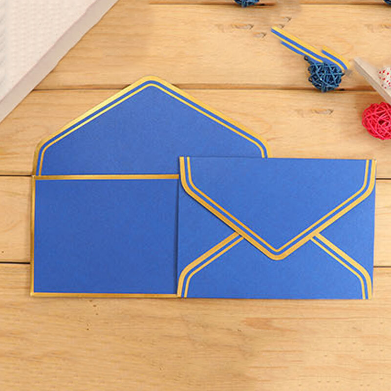 30 buah/lot amplop penyepuhan kertas Pearlescent perlengkapan bisnis kecil amplop kartu pos untuk undangan pernikahan