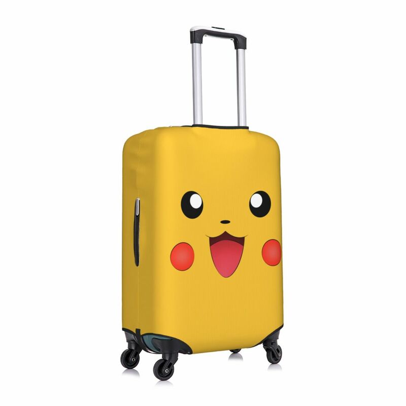Personalizado Pokemon Pikachu Bagagem Capa, Bonito Protetor Mala, Cobre Terno para 18-32"