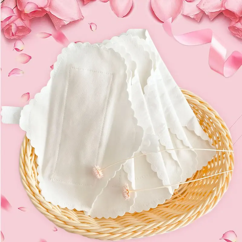 3Pcs Thin Reusable Cotton Sanitary Pads Washable Waterproof Panty Period Panties Leakproof Pad Liner Feminine Hygiene Supplies