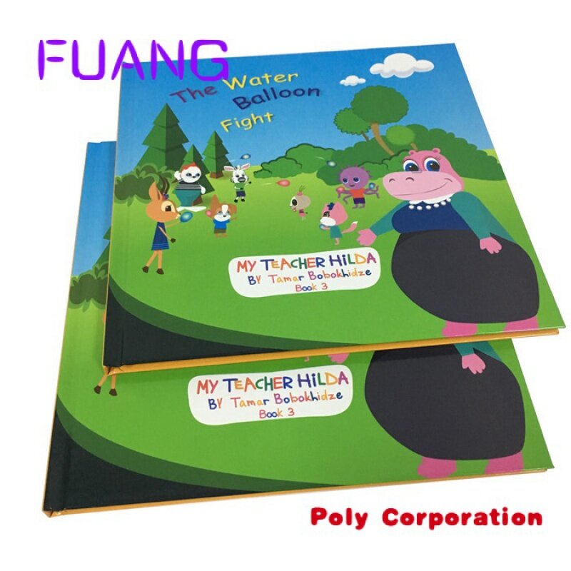 Layanan cetak buku anak-anak sampul keras grosir kustom Murah Ramah Lingkungan