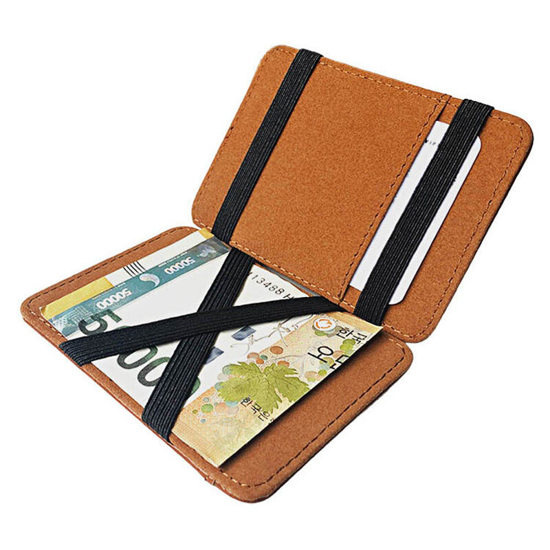 Модный кожаный кошелек с рисунком таинственной совы, классический мужской и женский кошелек с зажимом для денег, держатель для карт