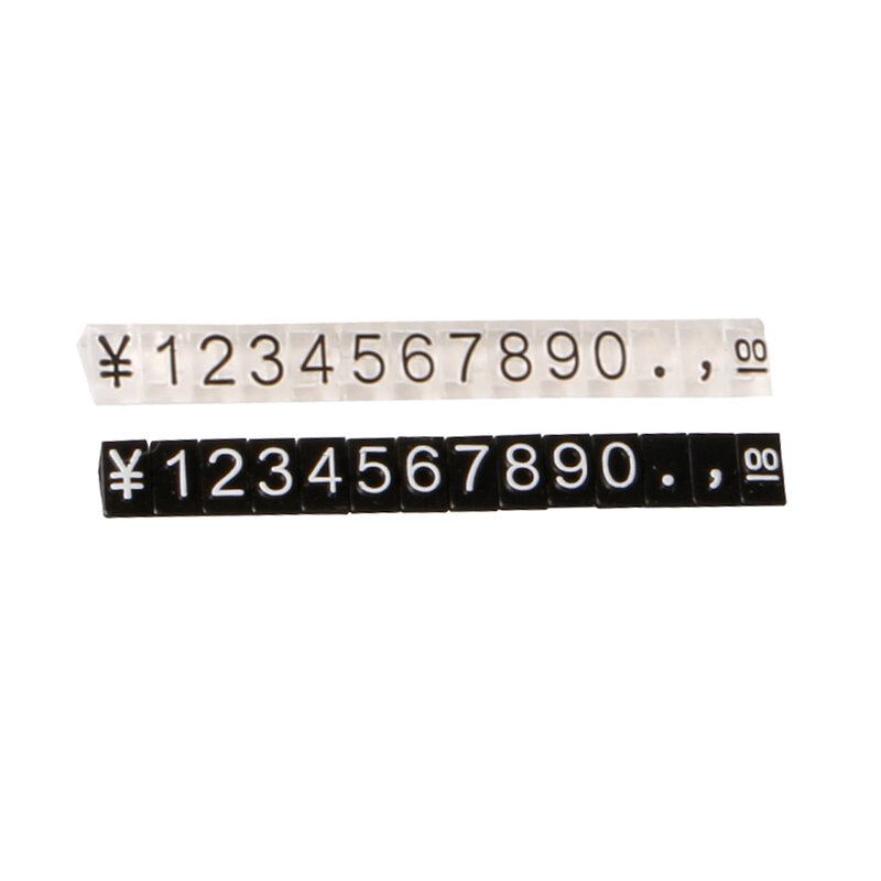 Kit de muestra de código de número de grano de precio de dólar de anillo de reloj de joyería de RMB