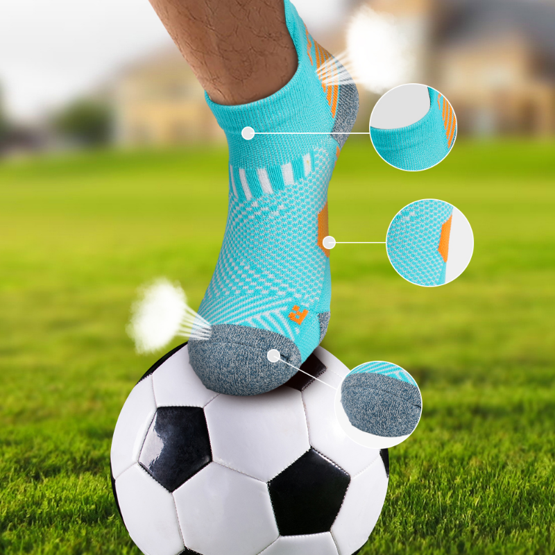 Neue Herren Socken stricken Sports ocke Outdoor Fitness atmungsaktiv schnell trocken verschleiß fest kurz laufende Socken Söckchen Radfahren