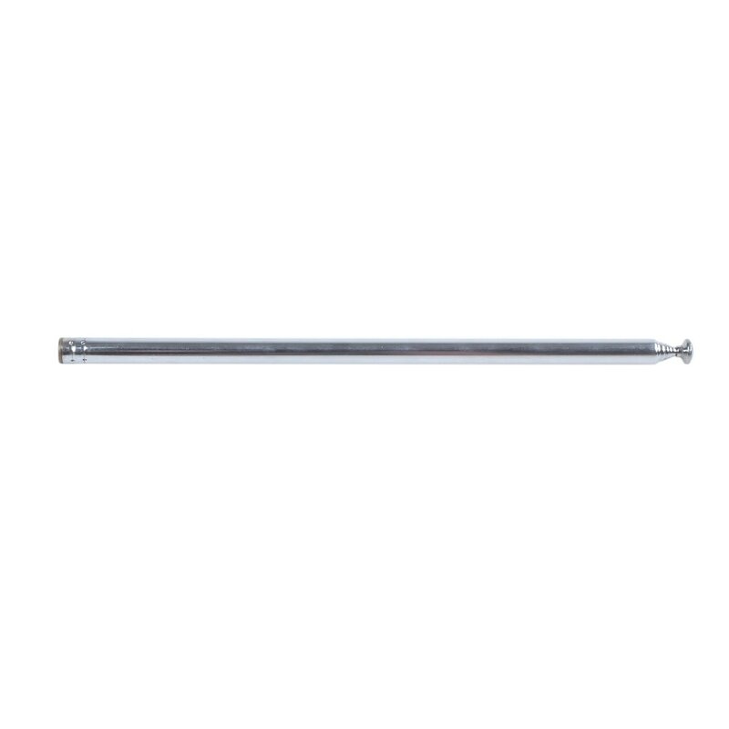 96cm Length 7 Section Telescoping Stainless Steel AM FM Radio TV Antenna