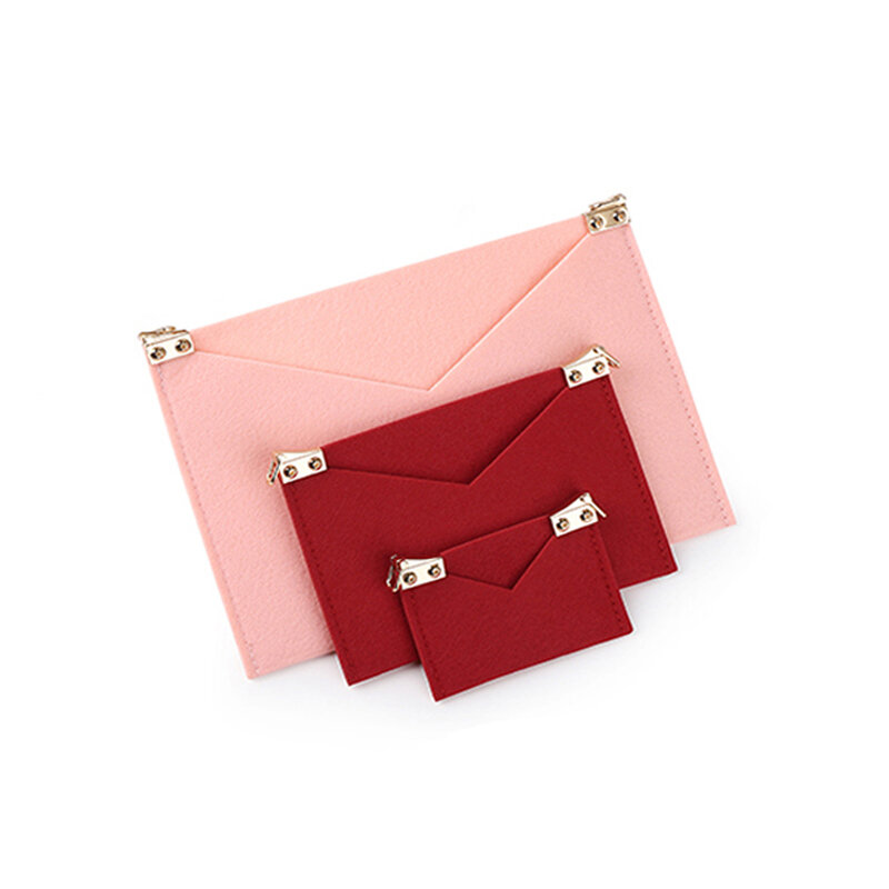 Войлочный Органайзер Kirigami, сумка-конверт с золотой цепочкой, сумка-Кроссбоди