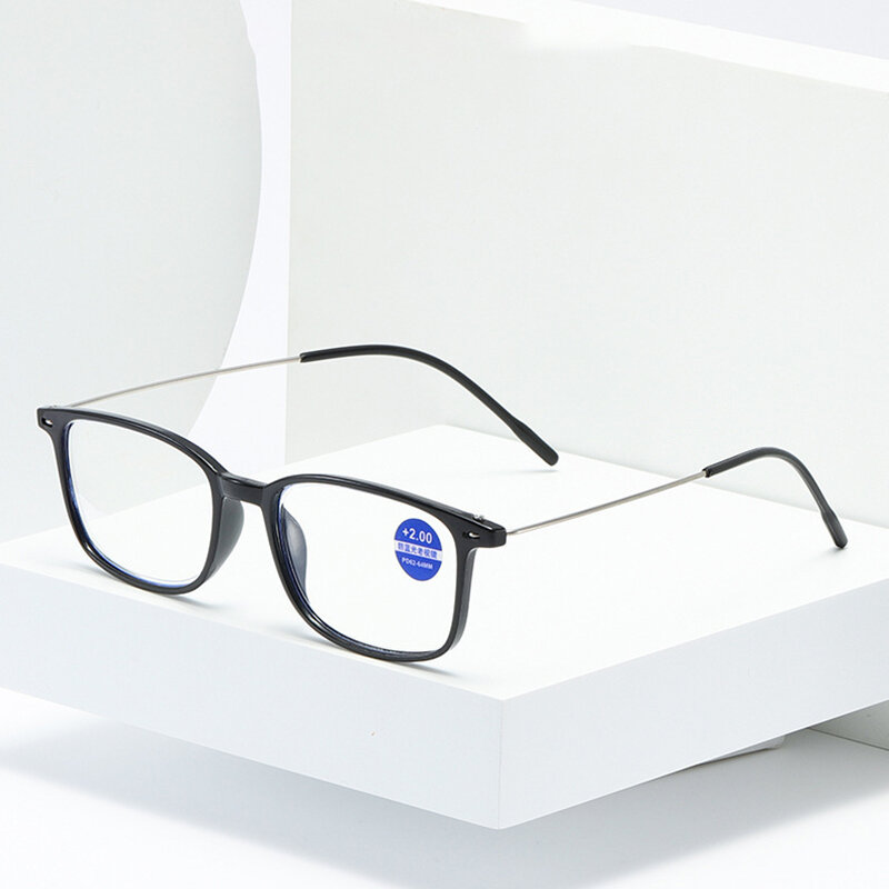 عالية الوضوح مكافحة الضوء الأزرق نظارات مكتب الكمبيوتر نظارات الموضة الكلاسيكية إطار معدني نظارات الأشعة الزرقاء حجب نظارات