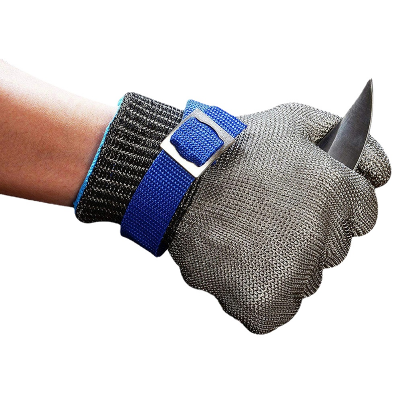 Anti-cut Stainless Steel Grade 5 Wear-resistant Slaughter Gardening Hand Protection Labor Insurance Steel Wire Gloves