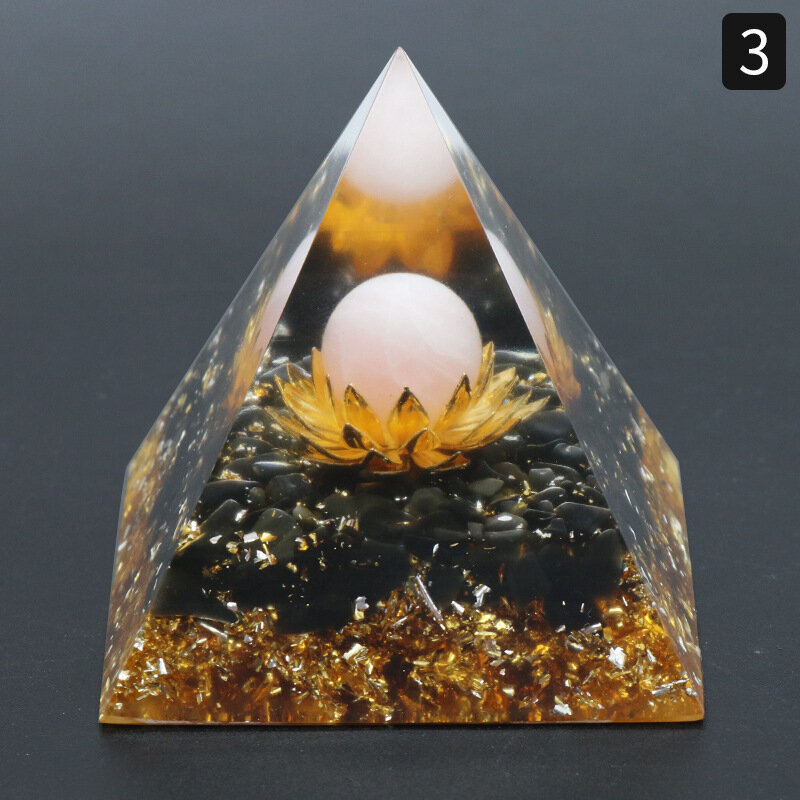 6cm naturalny ametyst kamień kwiat lotosu piramida Generator energii kryształ uzdrowienie Reiki czakra medytacja rzemiosła ozdoby biurowe