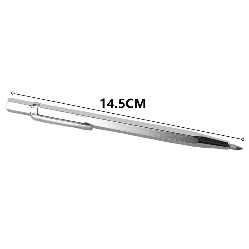 Silver Tungsten Carbide Scribing Pen Tip Steel Scriber Scribe Mark Marker Metal Workshop 1 *  Tungsten Carbide Scribing Pen