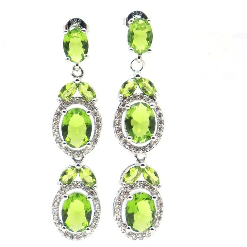 7g Customized 925 SOLID STERLING SILVER Earrings Citrine Ruby Blue Topaz Green Peridot Golden Citrine CZ Daily Wear