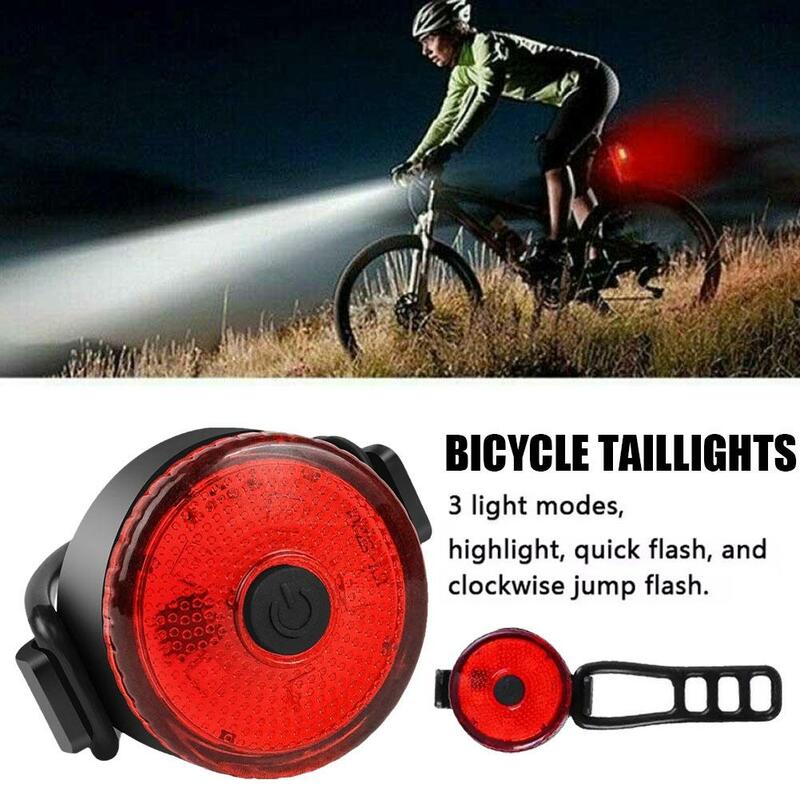 Mini Fahrrad Rücklichter USB wiederauf ladbar wasserdicht High Light Nacht Helligkeit Zubehör Fahrrad Warnung Radfahren x0t4