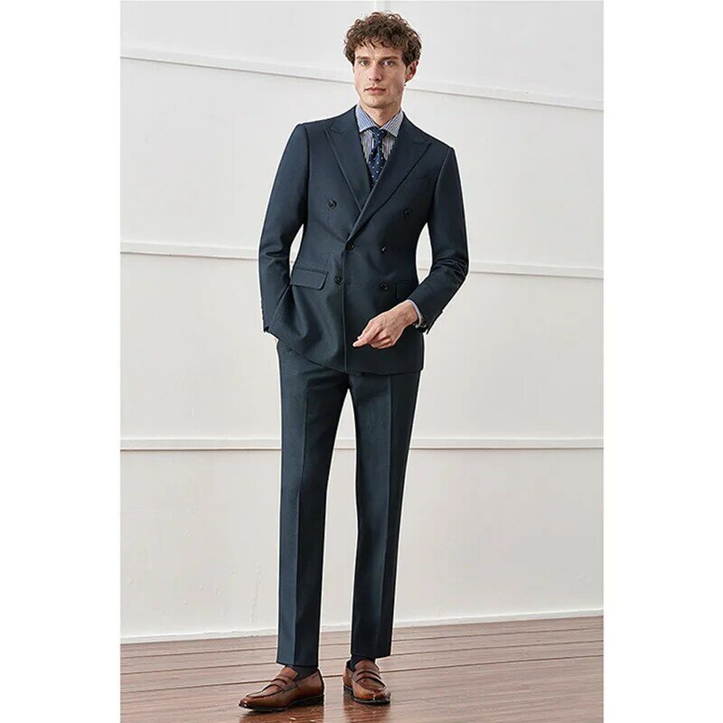 V2032-Casual men's business style suit, suitable for summer wear