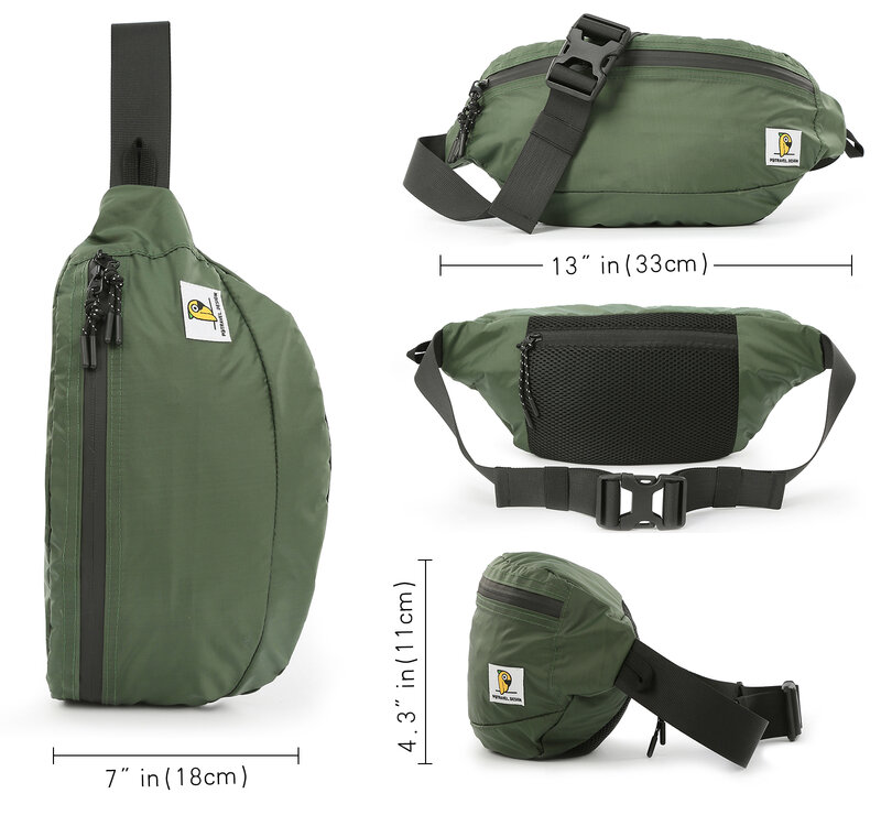 Chest Bag Men Women Crossbody Backpack Oxford Cloth Shoulder Bag Sports Outdoor Casual Messenger Bag Unisex Small Bag