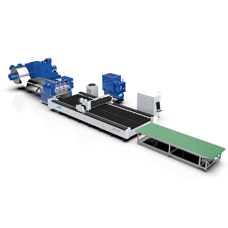 1000w 200w 3000w Automatic feeding Rolled Stainless Galvanized Steel Coil Cutter cnc fiber laser cutting machine for sale