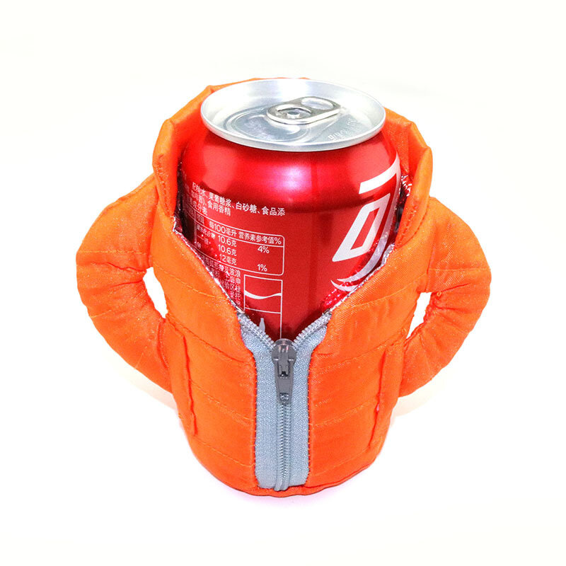 Drink insulation cup cover creative water bottle bag water cup cover beer cold insulation double-layer portable insulation bag