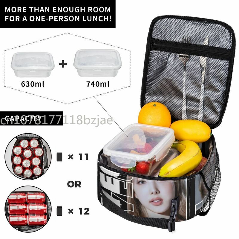 Isolierte Lunchboxen Nayeon Pop Pop Zubehör zweimal Idol Food Box Mode Thermo kühler Lunchbox für Picknick