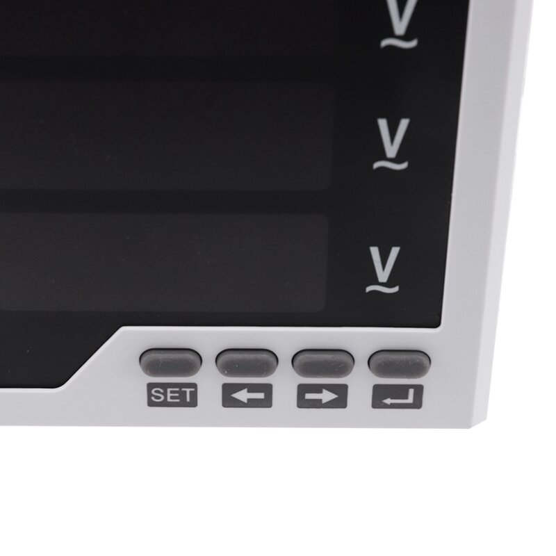 소매용 전압 검출기 DTM-AV96, 프로그래밍 가능한 3 상 전압 계량기, LED 디지털 디스플레이 전압계, AC 450V