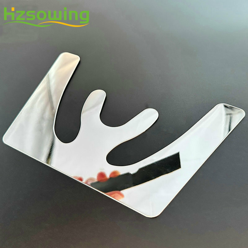 Occlusal Jaw Fox Plane Plate Stainless Steel Dental ortodontik 3D autoklaf pengukuran pembersihan gigi tiruan lengkap