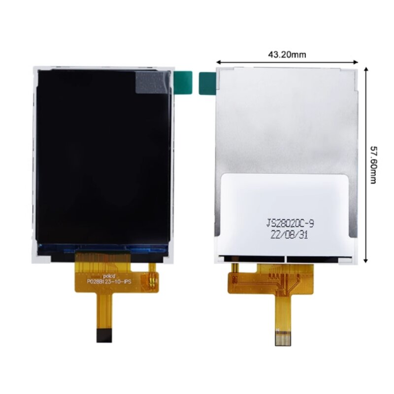2.8 inch IPS full angle TFT color LCD display screen with 10PIN SPI serial port 240 * 320 ST7789V No touch/capacitive touch