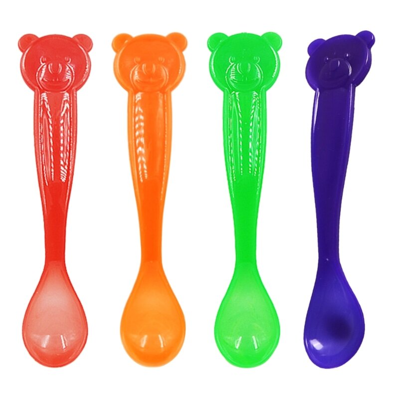 Feeder Spoon with Color Change Kids Cutlery Hot Safe Spoon Toddler Utensil
