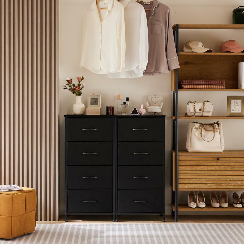 # Cassettiera comò per BedroomTower Organizer cassettiera con piano in legno per armadio Nursery lavanderia soggiorno