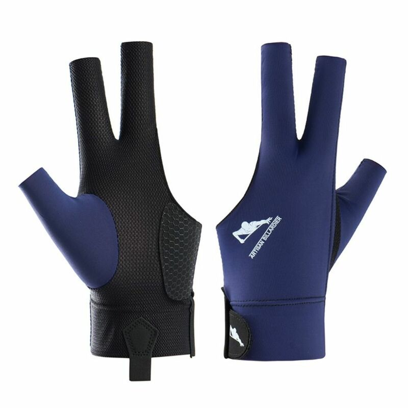 Elasticity Billiards Gloves Wear-resistant Anti-sweat Three Finger Gloves Non-slip High Elastic 3 Fingers Billiard Glove Man