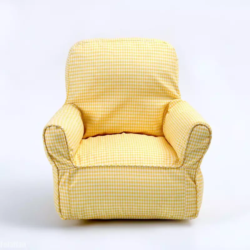 Canapé pouf simple pour enfants, style INS, plaid, mini chaise en toile, siège, maternelle, établissement d'éducation alth, meubles pour bébés