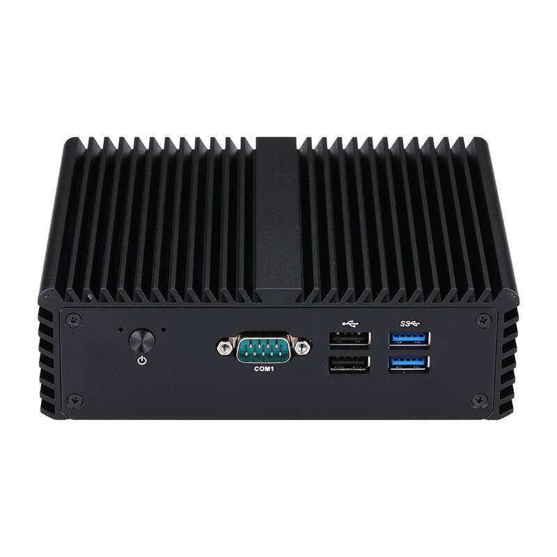 Qotom-Mini PC Q730S Q750S j4105/J4125 ,4USB3.0, 2USB2.0,RS232, pantalla HD DP, Mini ordenador