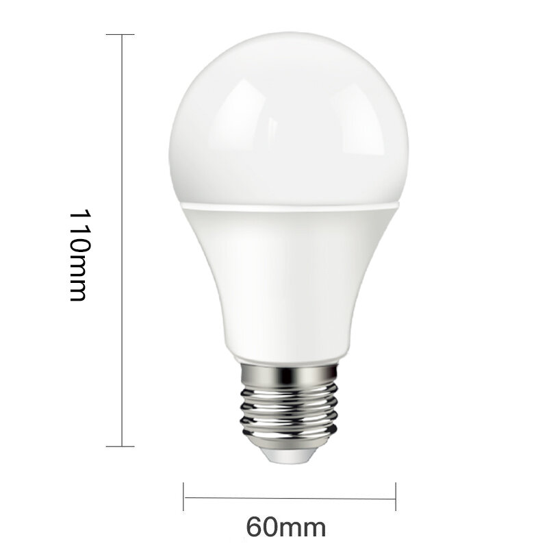 Ampoule LED à capteur du crépuscule à l'aube, 1 à 10 pièces, A60 E27 B22 220V 10W, veilleuse décorative pour jardin et couloir