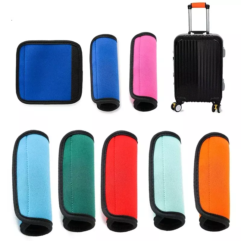 Neoprene Bagagem Mala Bag Handle, Envoltório Identificador Grip, Stroller Grip, Capa protetora, Acessórios, Novo