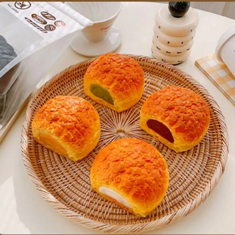 Bread and Toast Squeeze Food Creative Simulation Donut Squeeze Stress Relief Toys Spoof Amusing Desktop Toys
