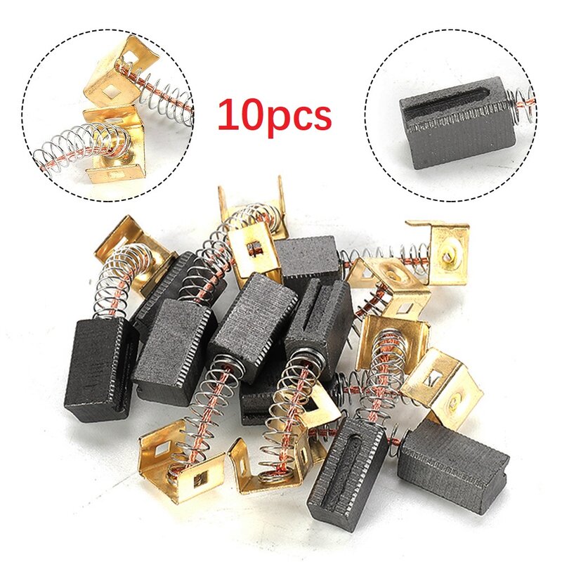 10pcs Carbon Brushes For B D Angle Grinders CD105 CD110 CD115 KG900 KG915 KG725 AST6 AST6XC AST15 FG005 Power Tool Accessories