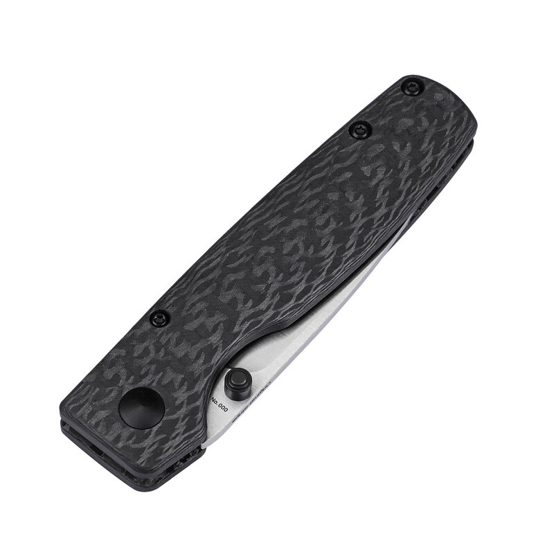Kizer Mojave-Faca dobrável exclusiva, punho de fibra de carbono puro, lâmina de aço, faca tática, ferramentas manuais, original V3605M1, 154cm