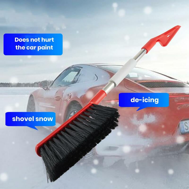 Strumento multifunzionale per la rimozione della neve in Abs solido pala da neve per Auto Premium spazzola da neve per Auto raschietto per ghiaccio manico in lega di alluminio durevole