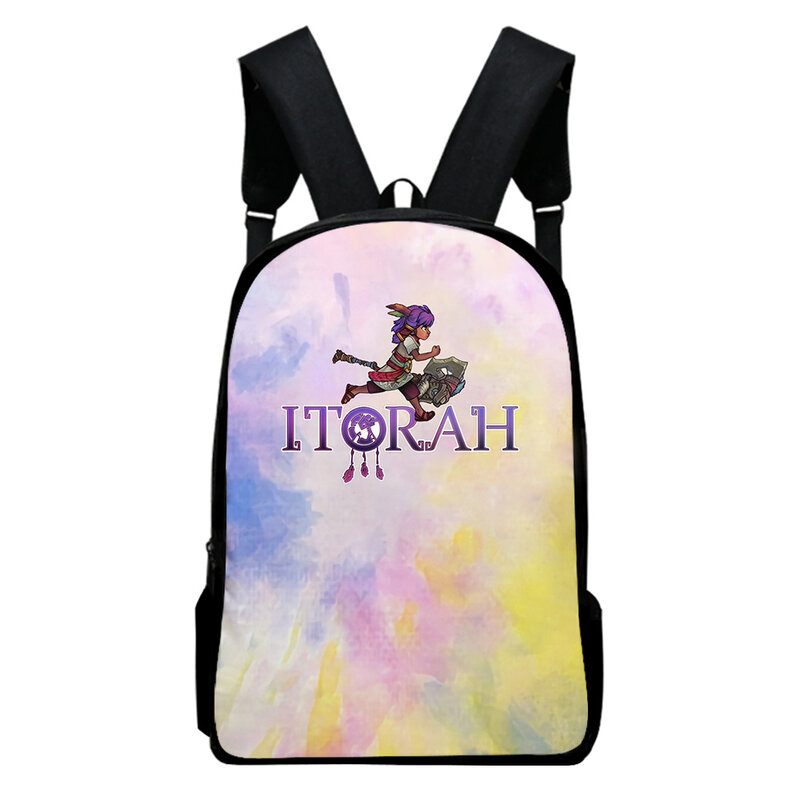 Itorah tas punggung permainan baru, tas sekolah anak-anak dewasa, tas ransel Unisex, tas harian Harajuku 2023