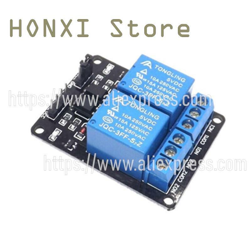 1PCS Two-way relay module 12V to 5V belt light decoupling protection relay expansion board MCU development board accessories