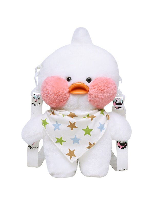 Pink Duck Yellow Larafan Duck caf Girl peluche Kawaii Doll peluche personalità della moda borsa a tracolla per bambini borsa a tracolla giocattolo regalo
