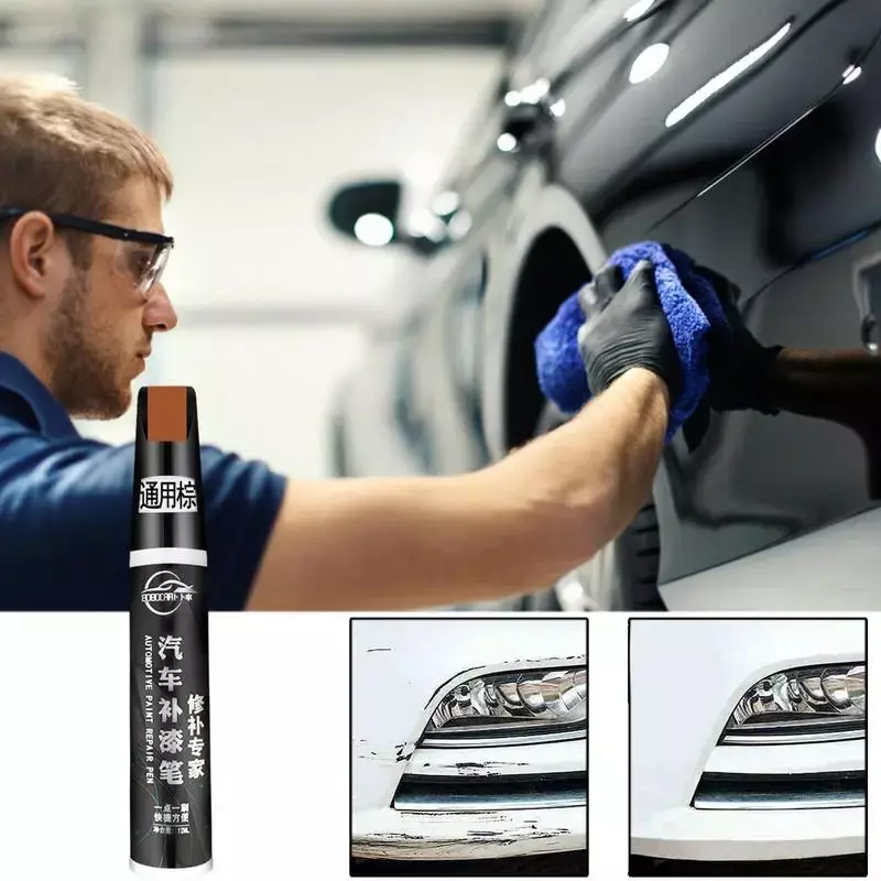 Universal Car Scratch Repair Paint Pen, Auto Touchup Pen para arranhões de carro, removedor claro, Paint Care, remendar pintura caneta, 10 cores