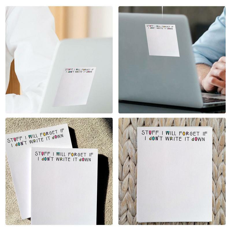 Diário Para Fazer List Planner, Notebook para o Trabalho, Checklist, Memo, Writing Pad, 50 Sheets