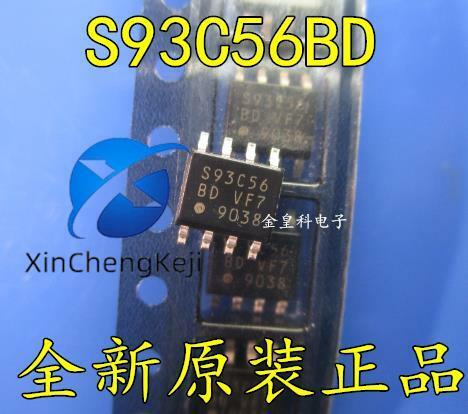 20 szt. Oryginalna nowy najlepszy sprzedająca się pamięć samochodowa S93C56 BD regulacja prędkości 8-pin do programowania danych EEPROM