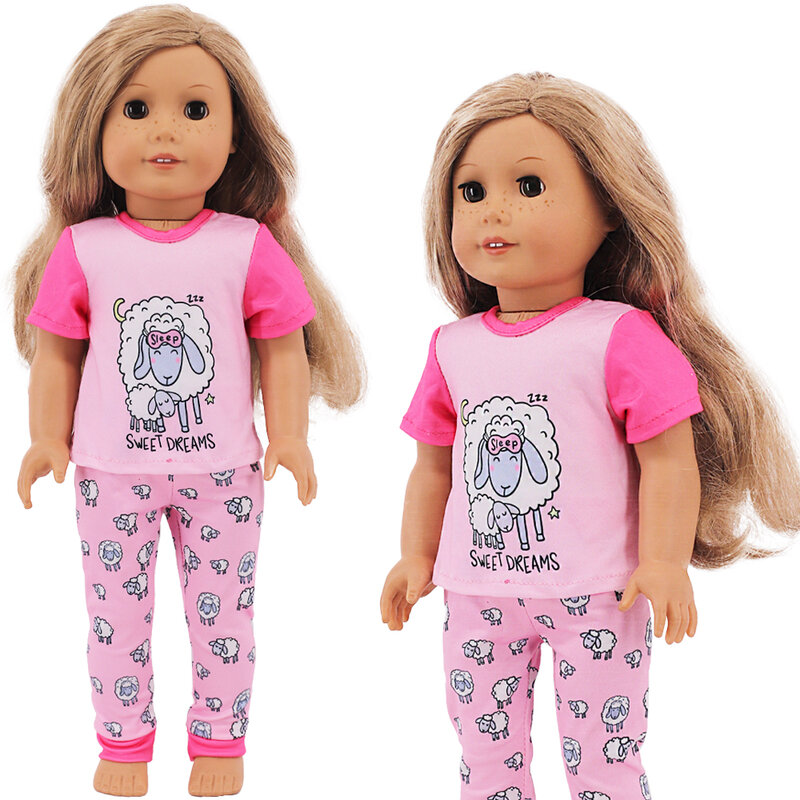 귀여운 인형 의류 액세서리, 43cm 태어난 아기 인형, 18 인치 미국 인형 소녀 장난감, Nenuco, 생일 크리스마스 선물